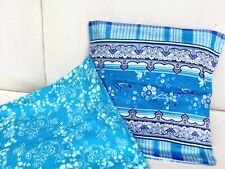 Bassetti KISSENHÜLLE ANACAPRI V3 blau 40/40 Leinenoptik Kissenbezug Hülle Bezug 