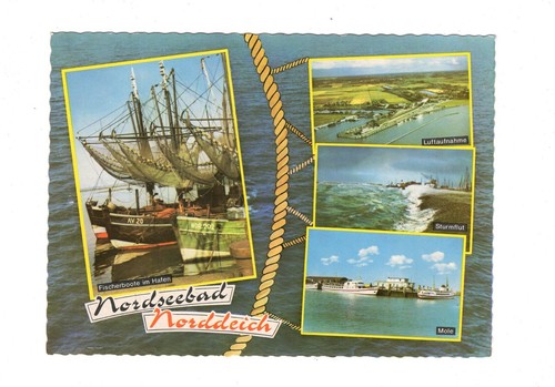 Ansichtskarte nordseebad - ansichtskarte,