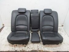 Rücksitzbank Leder geteilt Schwarz Skisack elek.verstellbar SHZ  passt für