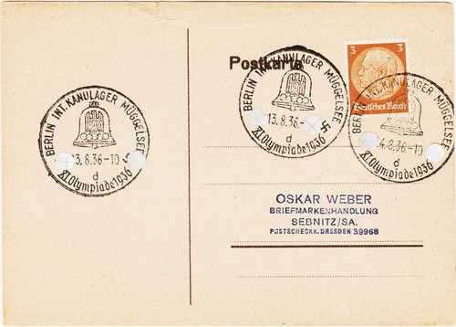 Ganzsache deutsches reich 1936 - deutsches,
