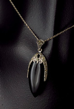 Kette Silber 925 Onyx schwarz