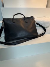 Longchamp Handtasche Damen Umhängetasche Bag Damentasche Leder Schwarz