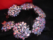 Ca. 40,28 ct Funkelndes MONDLICHT TOPAS Armband Behandelt + 84 DIAMANTEN Feminin