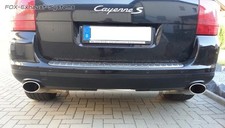  Duplex Sportauspuff-Komplettanlage Porsche Cayenne 9PA 4.5l je 140x90 oval