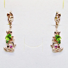 Tropfen Peridot Turmalin