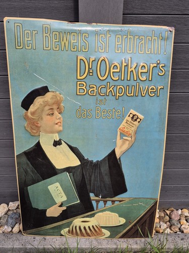 Vintage altes blechschild - vintage, dr