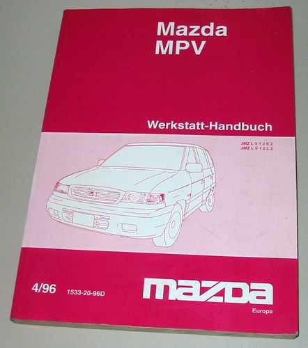 Werkstatthandbuch mazda mpv - werkstatthandbuch,