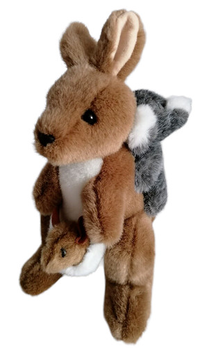 Känguru 23cm plüschtier - känguru,