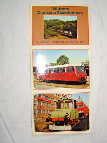 Postkarten faltblatt 150 jahre - postkarten,