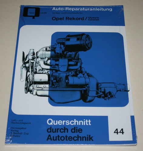 Reparaturanleitung opel rekord - reparaturanleitung,