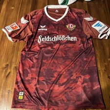 Matchworn SG Dynamo Dresden Trikot erima Gr. m weinrot #16 Testspiel 