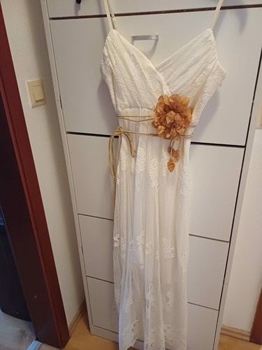 Spitzenkleid creme