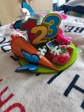 Tischdeko Einschulung Schulanfang Dekoration Handarbeit