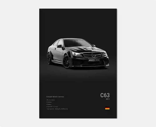 Mercedes c63 amg black series - mercedes,