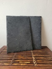 Zwei Schiefer Platten Unterstützer 30 X 20 cm