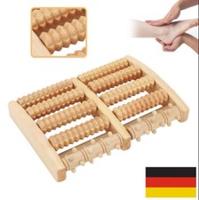 Fußmassageroller aus holz - aus,