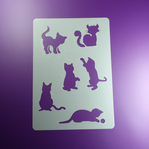 Schablone katze kätzchen - a3,