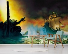 3D Ozean Segelboot Drache