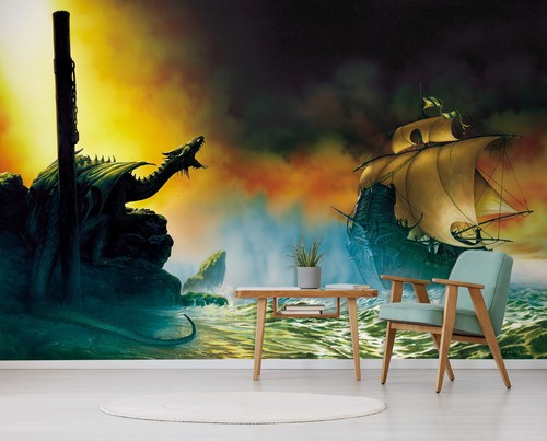 Ozean segelboot drache - ozean,