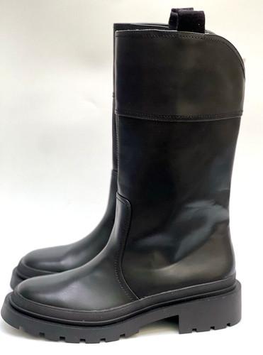 Zara schwarze biker boots - zara,