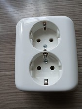 Aufputz-Doppelsteckdose