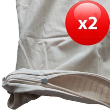 2 Stk Kopfkissenbezug 80x80 cm