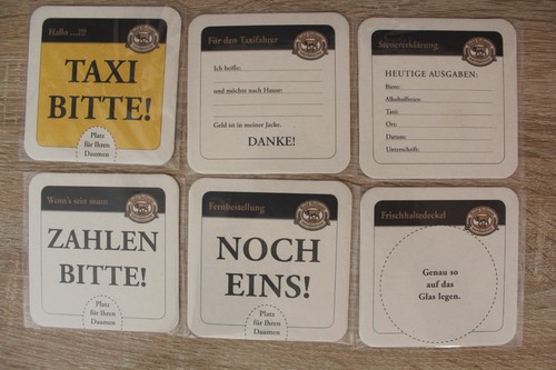 Versch serien bierdeckel - , serien--bierdeckel