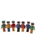 struxi figuren Spielfiguren-Set Ur-Playmobil Klicky Figuren Mehrfarbig Kinder