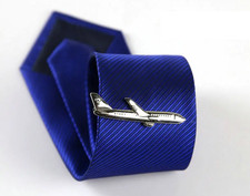 Krawattennadel Clip Flugzeug