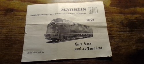Märklin 3021 anleitung - anleitung, aus