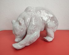 ART Deco Eisbär, Vicke Lindstrand, expressiv, nummeriert, Upsala Ekeby um 1940