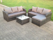 Fimous sitzer eck rattan - 7-sitzer,