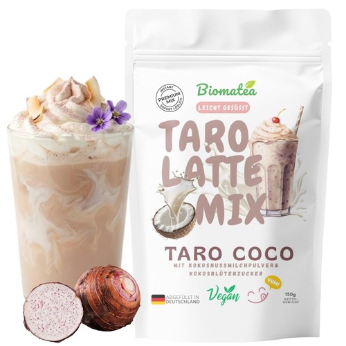Biomatea taro latte mix 150g - biomatea,