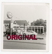 Orig Foto 1967 Auto VW Typ 3 an ESSO Tankstelle in Berlin