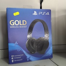 OVP Sony Gold Wireless Gaming Headset für PlayStation 4 - NUR VERPACKUNG -