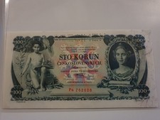 Banknote Czechoslovak Soc