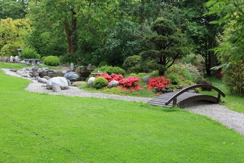 Wandbild chinesischer garten - wandbild:,
