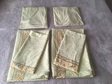 Bettwäsche Microfaser, 6-tlg., 2 Garnituren m. 2 passenden Spannbettlaken