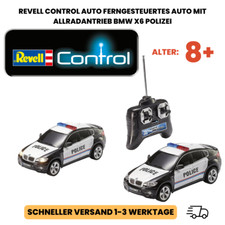 Revell Control Auto ferngesteuertes Auto mit Allradantrieb BMW X6 Polizei