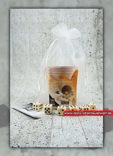 Würfelbecher und würfel set - würfelbecher,