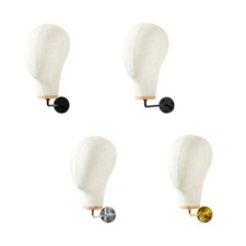 Schaufensterpuppe Kopf Modell Hut Perücke Display Ständer Wandmontage Raum Canvas