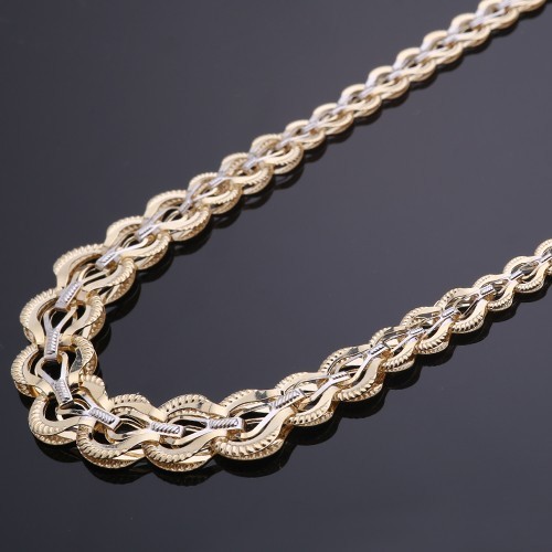 Damen kollier collier gelbgold - damen,