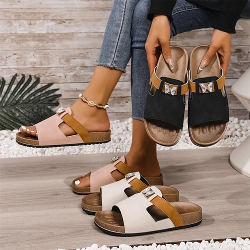 Damen pantoletten sandalen - pantoletten,