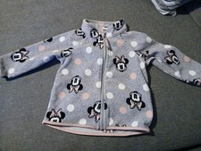 Weste Minnie Mouse Grau Rosa H&M Größe 68 Jacke