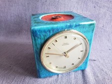 70er Tisch Uhr Würfel/Cube