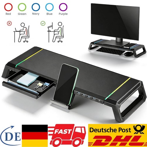Gaming monitor riser rgb - monitor,