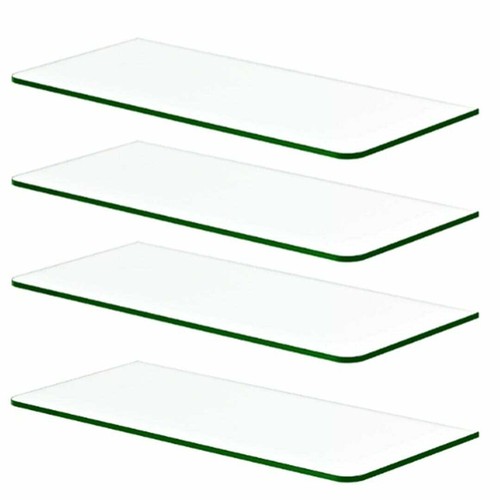 Klar hartglas regalplatte - mm,