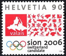 Schweiz - Bewerbung um die Austragung postfrisch 1998 Mi. 1639