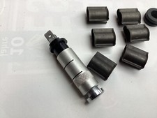 Kontrollleuchte Chrom,Anzeigeleuchte,Oldtimer,NOS,Original Hella grün Alugehäuse