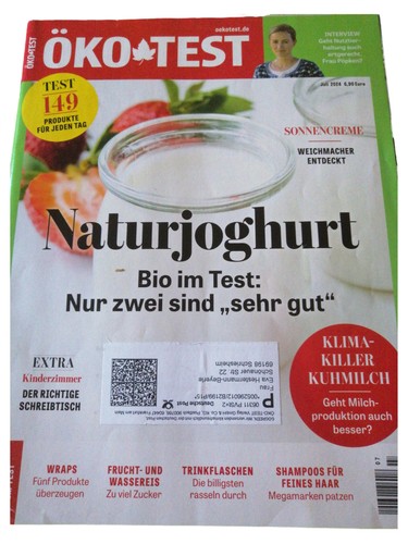 öko test naturjoghurt - Öko-test,